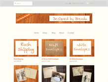 Tablet Screenshot of designedbybrenda.com